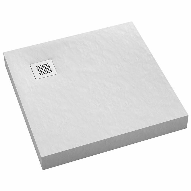 Sprchová vanička New Horizons White Stone 90x90x12 3.3301/B/ST-M2