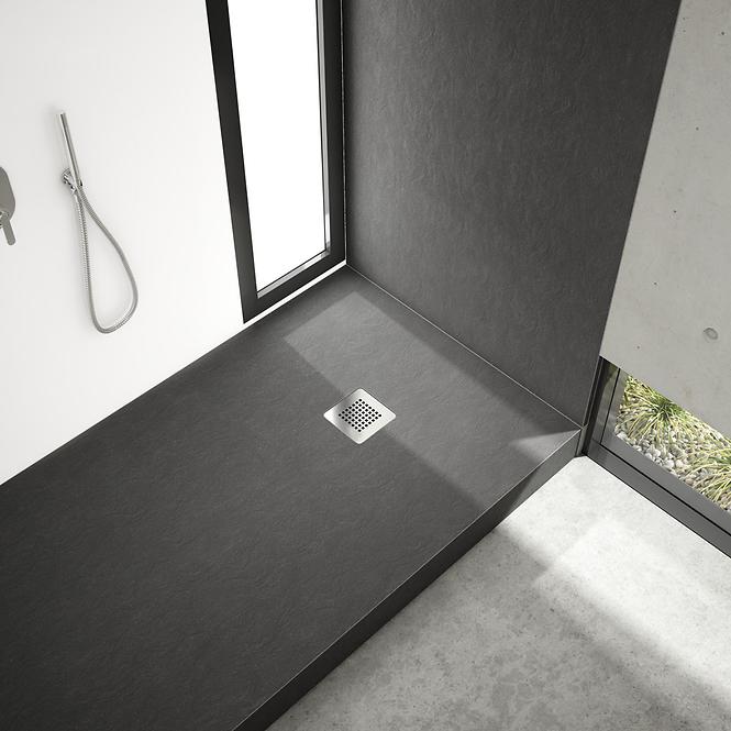 Sprchová vanička New Horizons Black Stone 100x100x12 3.3302/C/ST-M2