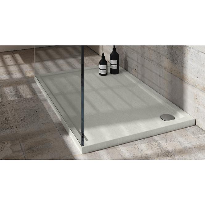 Sprchová vanička Caspar New Cement Stone 80x100x4,5 3.2336/CT/ST