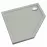 Päťuholníková vanička Caspar New Cement Stone 90x90x5 - 3.2398/CT/ST