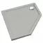 Päťuholníková vanička Caspar New Cement Stone 90x90x5 - 3.2398/CT/ST