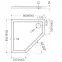 Päťuholníková vanička Caspar New Cement Stone 90x90x5 - 3.2398/CT/ST,2