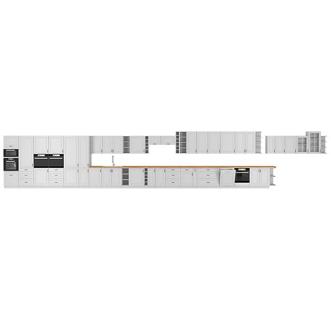 Kuchynská skrinka STILO biely mat/biely 60gu-36 1f
