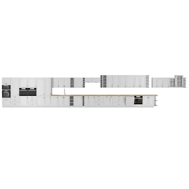 Kuchynská skrinka STILO biely mat/biely 40g-90 1f,4