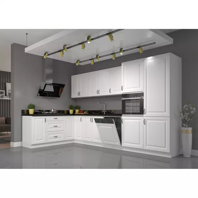Kuchynská skrinka STILO biely mat/biely 40gs-90 1f