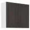 Kuchynská skrinka STILO grafit mat/biely 80g-72 2f
