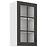 Kuchynská skrinka STILO grafit mat/biely 40gs-90 1f
