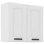 Kuchynská skrinka LUNA biely mat/biely  80g-72 2f