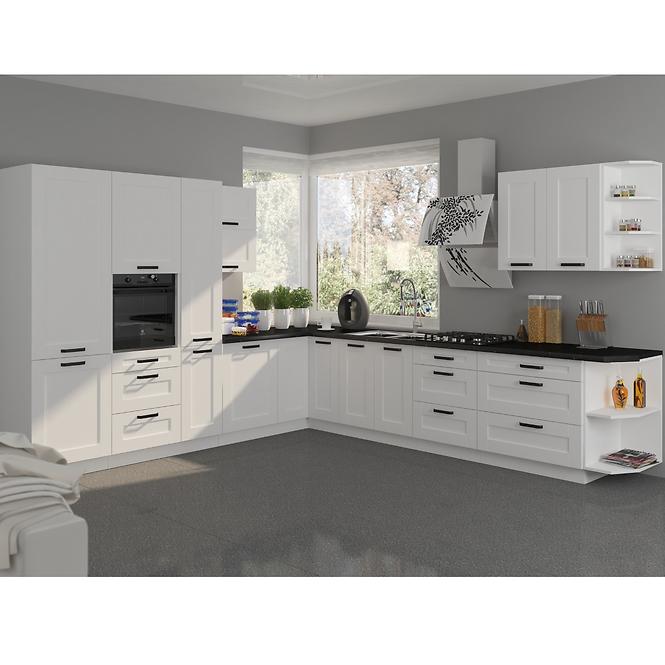 Kuchynská skrinka LUNA biely mat/biely  40gs-72 1f