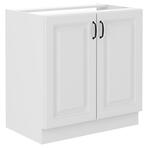 Kuchynská skrinka STILO biely mat/biely 80zl 2f bb