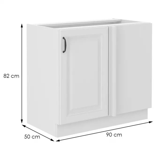 Kuchynská skrinka STILO biely mat/biely 105 nd 1f bb,2
