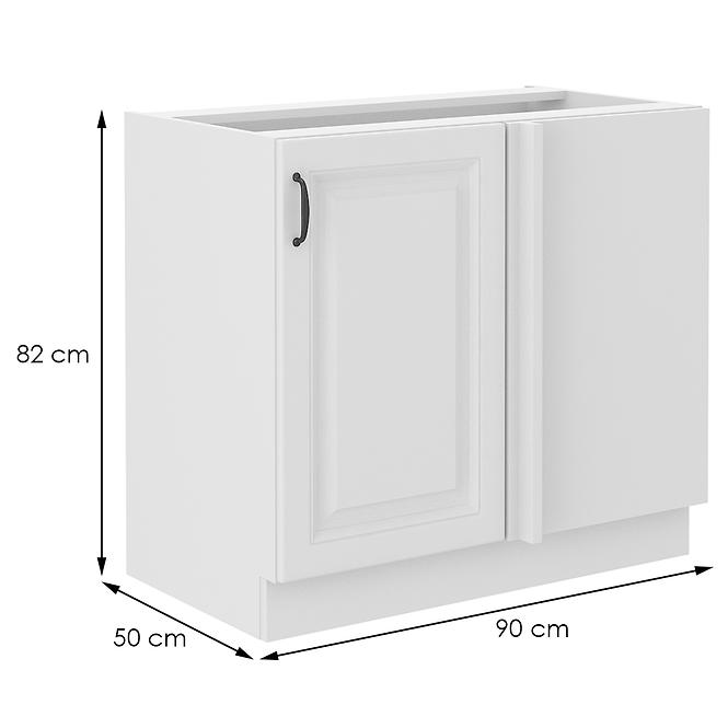 Kuchynská skrinka STILO biely mat/biely 105 nd 1f bb,2