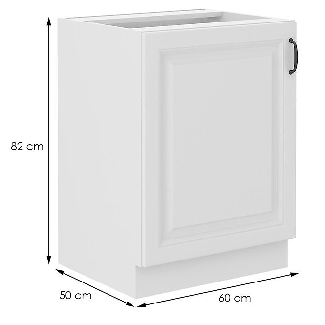 Kuchynská skrinka STILO biely mat/biely 60d 1f bb