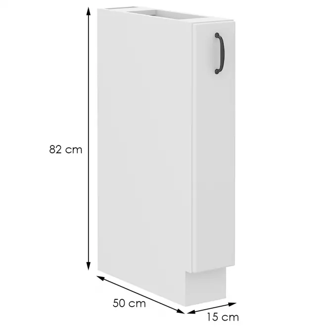 Kuchynská skrinka STILO biely mat/biely 15d cargo bb,2