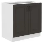 Kuchynská skrinka STILO grafit mat/biely 80d 2f bb