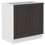 Kuchynská skrinka STILO grafit mat/biely 80d 2f bb
