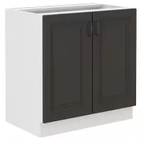 Kuchynská skrinka STILO grafit mat/biely 80d 2f bb