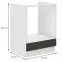 Kuchynská skrinka STILO grafit mat/biely 60dg bb,2