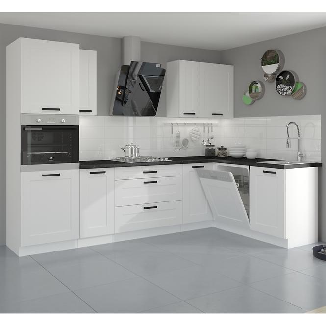 Kuchynská skrinka LUNA biely mat/biely  50zl 1f bb