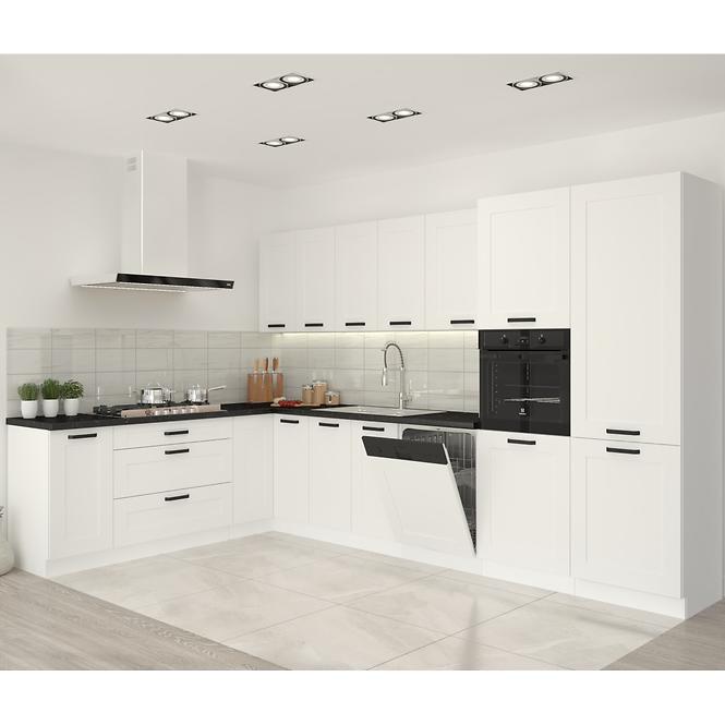 Kuchynská skrinka LUNA biely mat/biely  50zl 1f bb