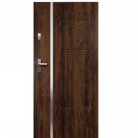 Dvere vchodové Iris P55 90P orech