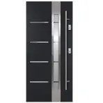 Dvere vchodové Luna S68 2ZA 90P antracit antaba 160