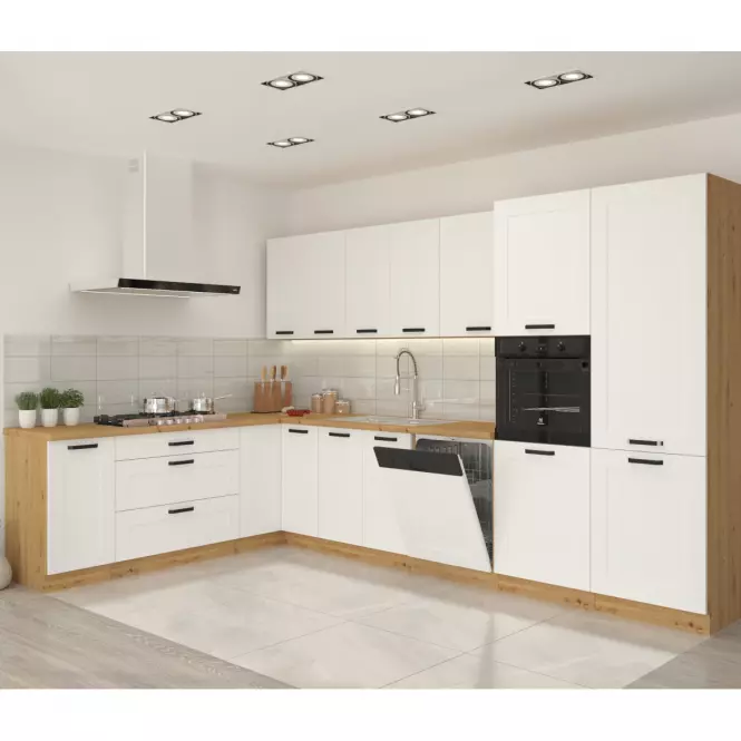 Dvierka na umývačku LUNA biely mat/artisan  Dvierka zm 713x446
