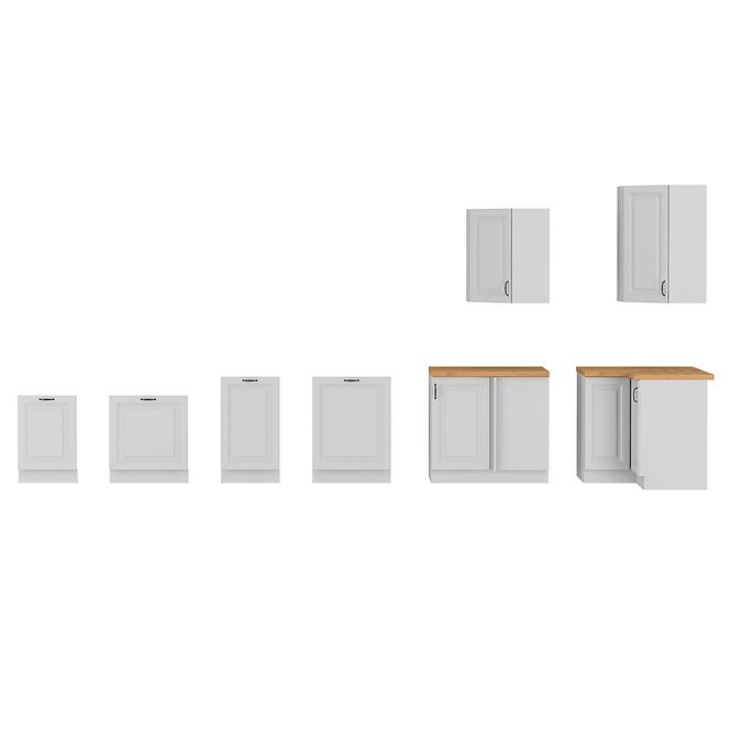 Kuchynská skrinka STILO biela mat/biela 60dks-210 3s 1f