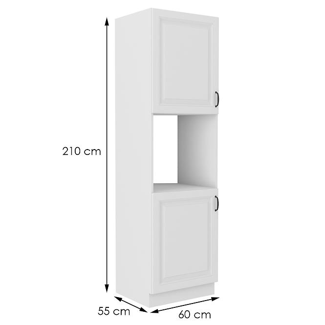 Kuchynská skrinka STILO biela mat/biela 60dp-210 2f