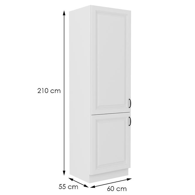 Kuchynská skrinka STILO biela mat/biela 60lo-210 2f
