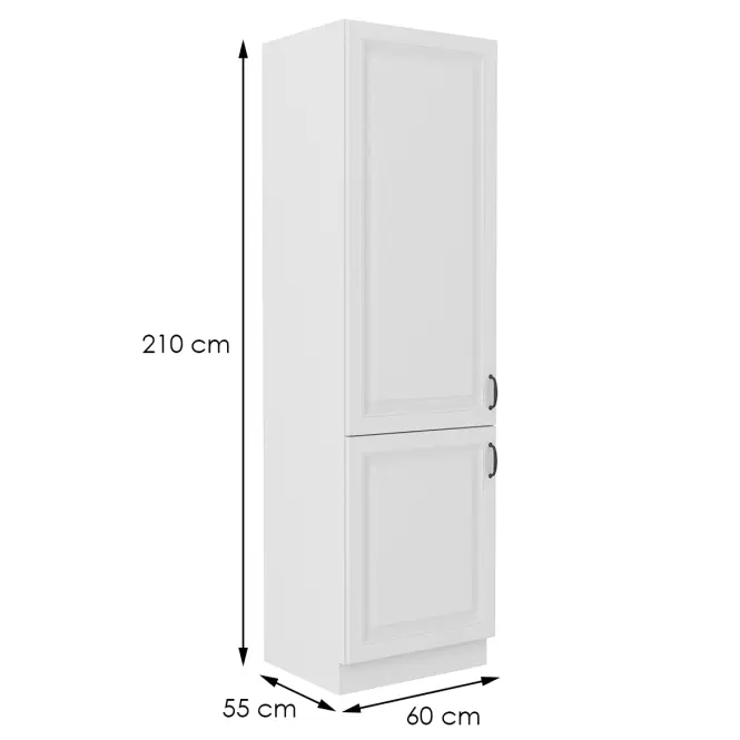 Kuchynská skrinka STILO biela mat/biela 60lo-210 2f,2