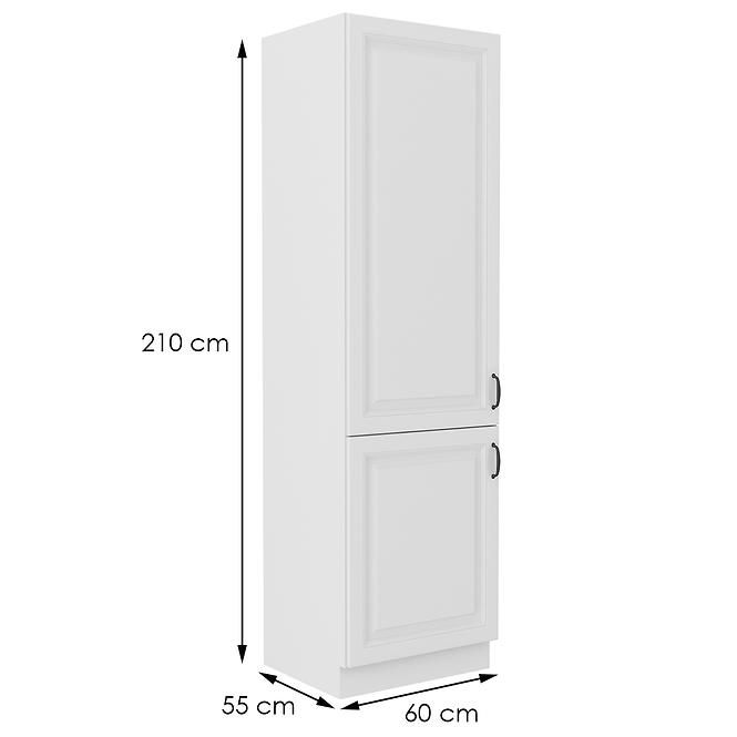 Kuchynská skrinka STILO biela mat/biela 60dk-210 2f