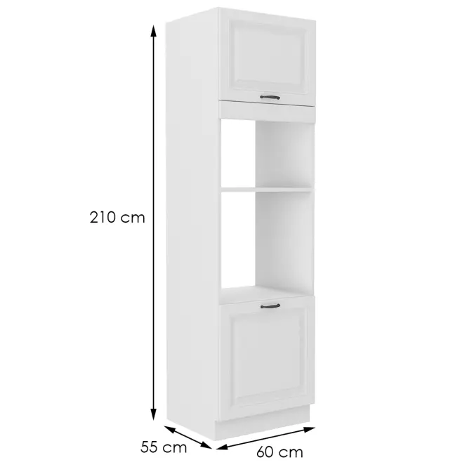 Skrinka do kuchyne STILO biela mat/biela 60dmp-210 2f,2