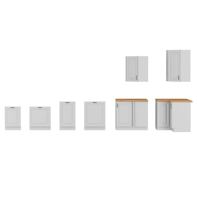 Kuchynská skrinka STILO biela mat/biela 40DK-210 2F