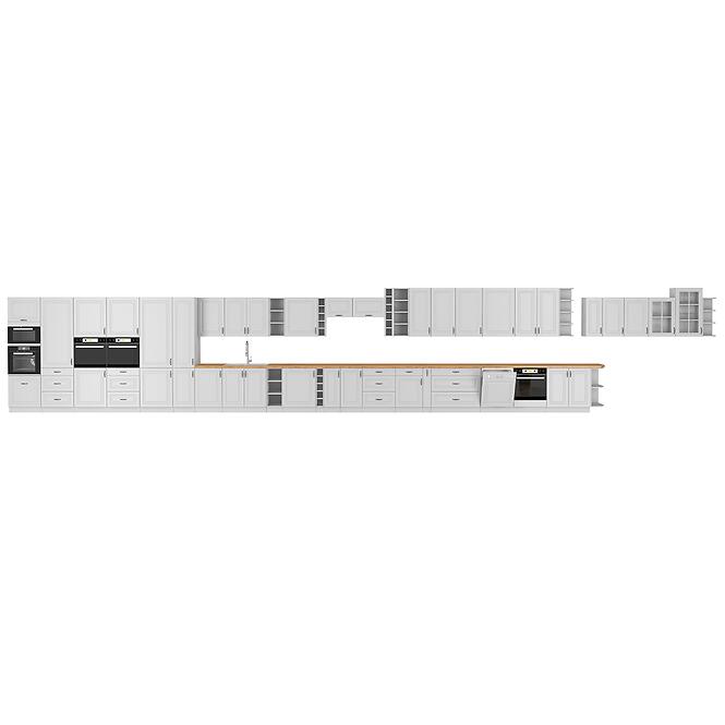 Kuchynská skrinka STILO biela mat/biela 40DK-210 2F