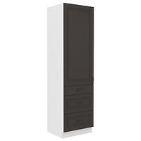 Kuchynská skrinka STILO grafit mat/biela 60dks-210 3s 1f