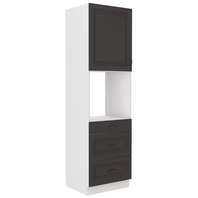 Kuchynská skrinka STILO grafit mat/biela 60dps-210 3s 1f