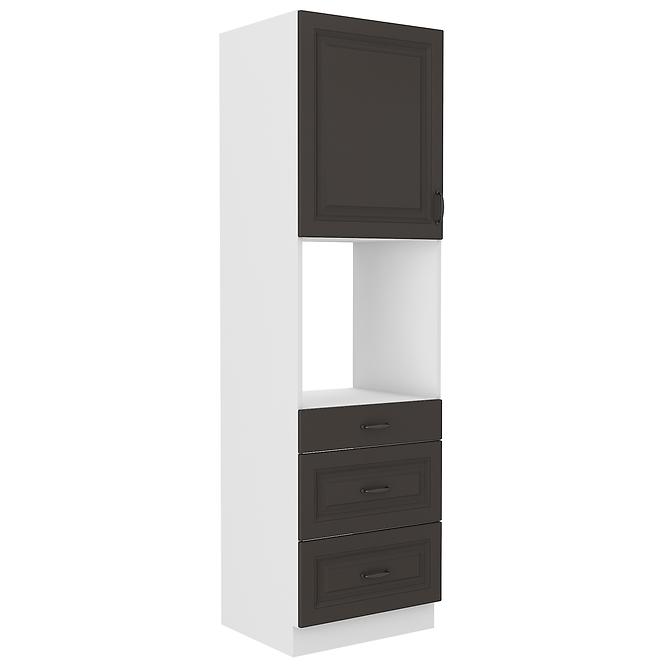 Kuchynská skrinka STILO grafit mat/biela 60dps-210 3s 1f