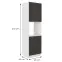 Kuchynská skrinka STILO grafit mat/biela 60dps-210 3s 1f,2