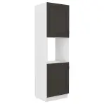Kuchynská skrinka STILO grafit mat/biela 60dp-210 2f