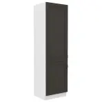 Kuchynská skrinka STILO grafit mat/biela 60dk-210 2f