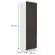 Kuchynská skrinka STILO grafit mat/biela 60dk-210 2f,2