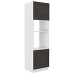Kuchynská skrinka STILO grafit mat/biela 60dmp-210 2f