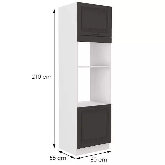 Kuchynská skrinka STILO grafit mat/biela 60dmp-210 2f