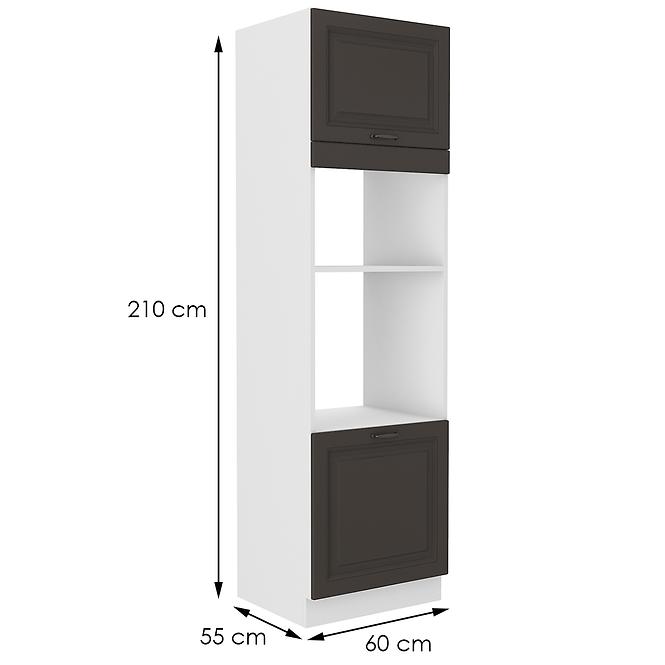 Kuchynská skrinka STILO grafit mat/biela 60dmp-210 2f,2