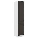 Kuchynská skrinka STILO grafit mat/biela 40dk-210 2f
