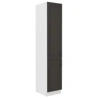 Kuchynská skrinka STILO grafit mat/biela 40dk-210 2f