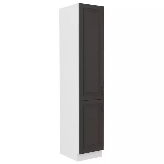 Kuchynská skrinka STILO grafit mat/biela 40dk-210 2f