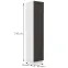 Kuchynská skrinka STILO grafit mat/biela 40dk-210 2f,2