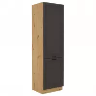 Kuchynská skrinka STILO grafit mat/artisan 60lo-210 2f